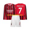 AC Milan Morata 7 Kind Thuis Tenue 2024-25 L/S